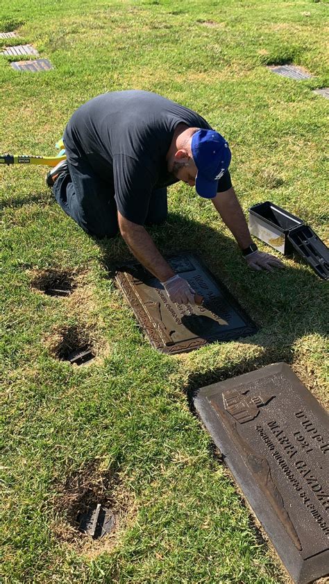 The Royal Treatment Service Cemetery Headstone Gravestone Cleaning