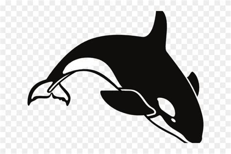 Orca Clipart Outline Killer Whale Clipart Hd Png Download 640x480