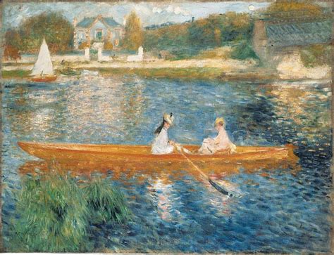 Pierre August Renoir Boating On The Seine 1880 Impressionism