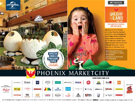 Phoenix Marketcity Holiday Land The Biggest Stories Are Universal Ad