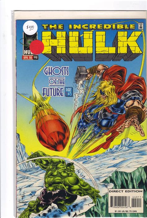 Incredible Hulk 440 Hulk Vs Thor Vf Hulk Comic