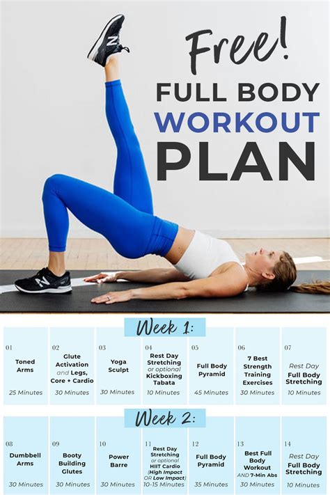 14 Day Challenge 2 Week Workout Plan 5 Workout Plan Workout