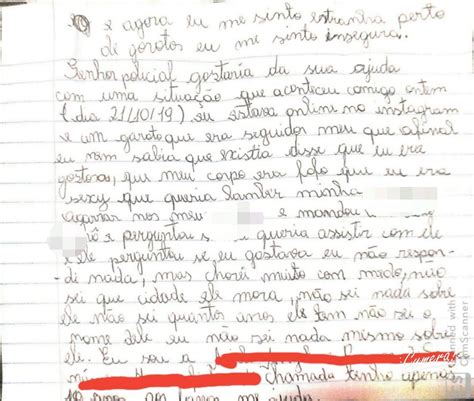 Após Assédio Sexual Menina De 10 Anos Pede Ajuda Em Carta à Polícia