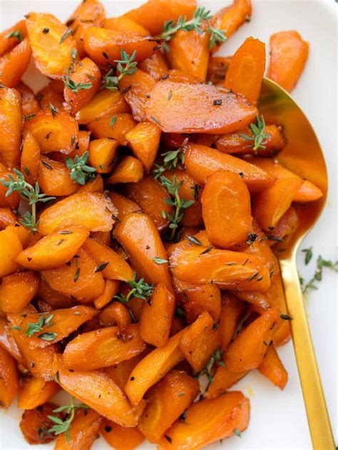 Maple Balsamic Roasted Carrots The Healthful Ideas