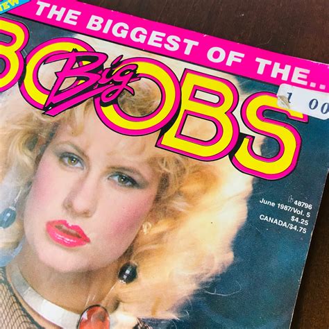 Big Boobs Magazine June Etsy