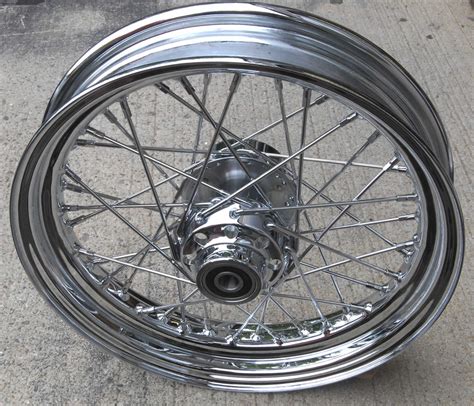 16 Front Wire Wheel Chrome Single Disk Wheels And