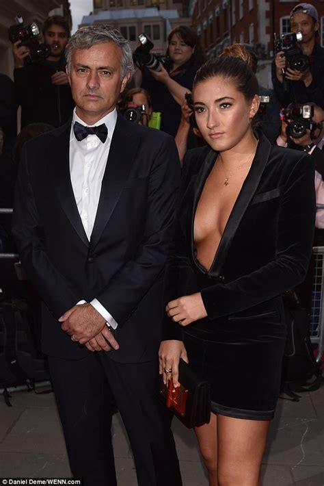 Jose Mourinho And His Flesh Baring Daughter, Matilde, At The GQ Awards
