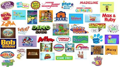 List Of Some Nick Jrnogginpbs Kidsplayhouse Disneydisney Junior