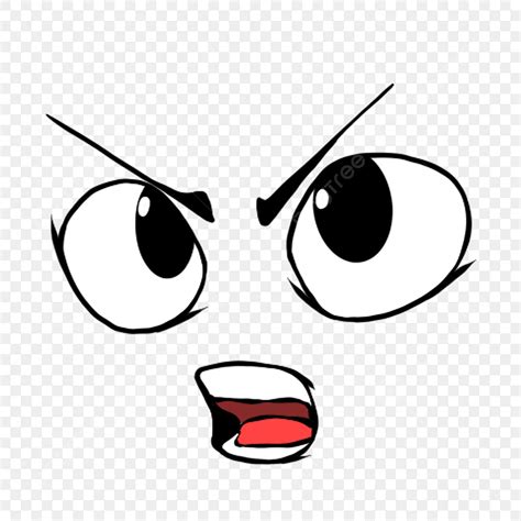 Angry Expression Clipart Hd Png Cartoon Black Drawing Line Angry Angry