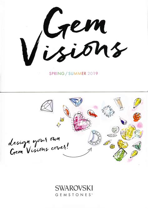 Swarovski Gem Visions 2018 Trendbook Fashion Illustration By Elena