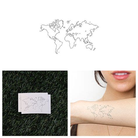 Ideas De Tattoo Tatuajes Mapa Del Mundo Tatuajes Tatuajes De Arte Corporal
