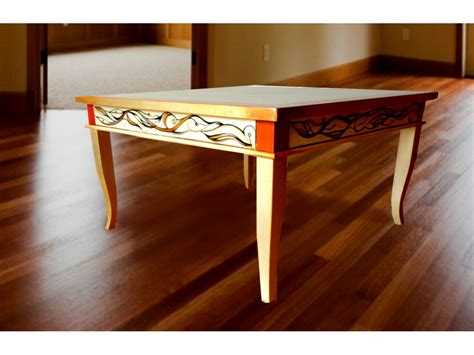 Sign up for our newsletter. " Mazagran" Unique, hand painted coffee table - EggCentrik