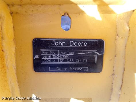 2 John Deere Excavator Buckets In Wichita Ks Item Iv9276 Sold