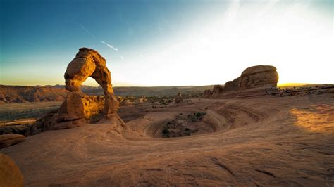 Wallpaper Temple Landscape Rock Nature Sand Desert Valley Arch