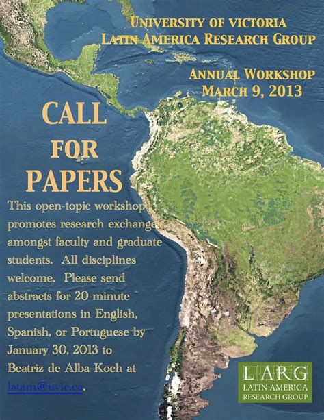 Conference Uvics Latin America Research Group Latin American
