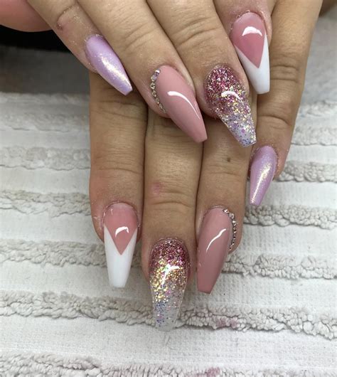 56 Stylish Acrylic Nude Coffin Nails Color Design For Spring Summer