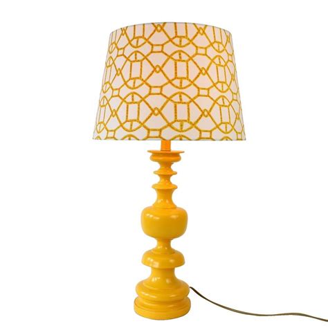 Buy Modern Yellow Lamp And Patterned Shades At 20 Off Staunton And Henry