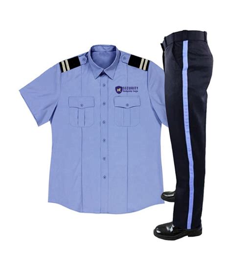 Security Officer Uniform Shirt And Trouser Set Uniform Tailor