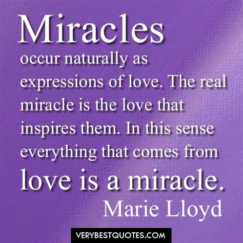 Miracle Of Love Quotes Quotesgram