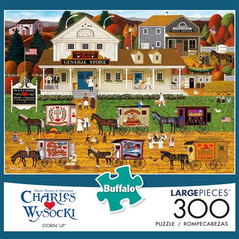Buffalo Games Charles Wysocki Storin Up 300 Piece Jigsaw Puzzle