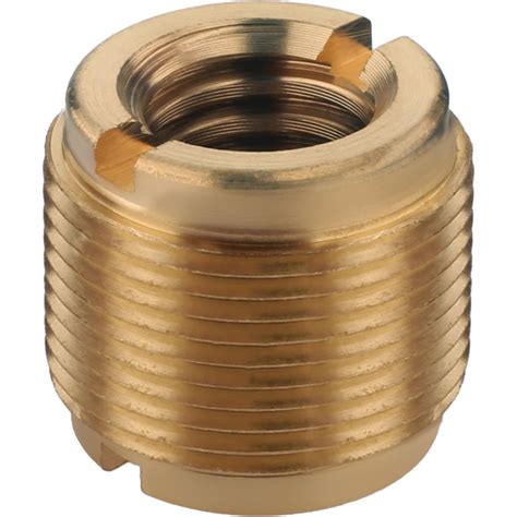This allows the fitting to perform best with fluid applications where chemical leaks are a risk and heightened chemical. Auray 5/8" Male to 3/8" & 1/4"-20 Female Combo Reversible ...