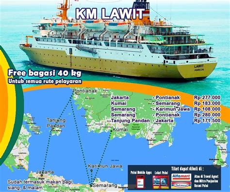 Harga Tiket Kapal Laut Tanjung Priok Ke Pontianak Pesan Ferry