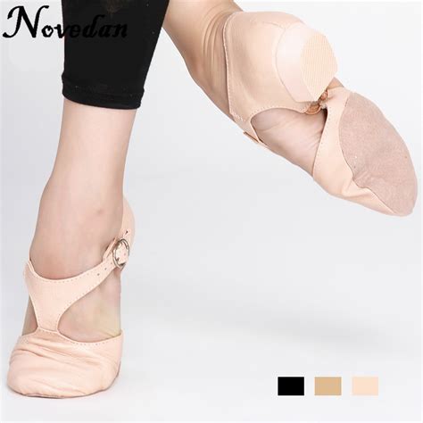 Genuine Leather Stretch Jazz Dance Shoes For Women Ballet Jazzy Dancing
