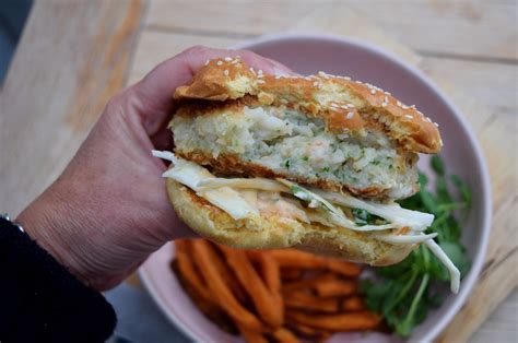 Prawn Burgers With Cabbage Slaw Recipe From Lucy Loves Food Blog