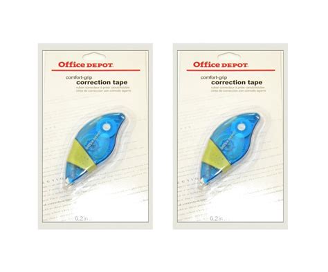 Office Depot Comfort Grip Correction Tape 2 Pack