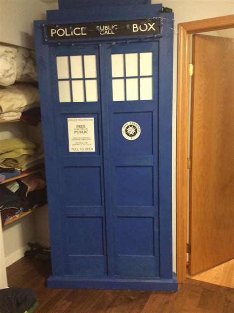 My Dad Made My Bedroom Door Into The Tardis Thought It Would Be