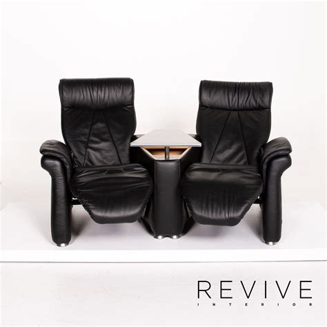 Möbel und gebrauchte haushaltsgeräte kaufen und verkaufen mit kostenlosen kleinanzeigen. BPW By Himolla Leather Sofa Black Two Seater Function ...