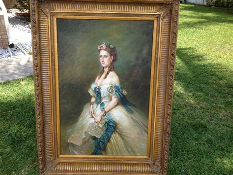 Antique Oil Painting Portrait Collectors Weekly
