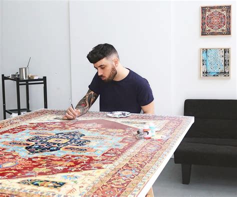 Jason Seifes Painted Persian Carpets Are Impossibly Ornate
