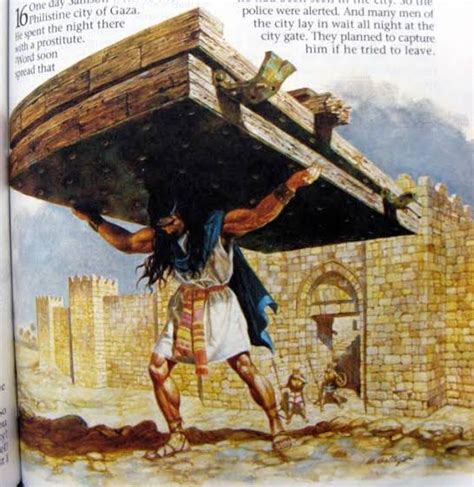 Bible Story Samson And The Gates Of Gaza My Religion