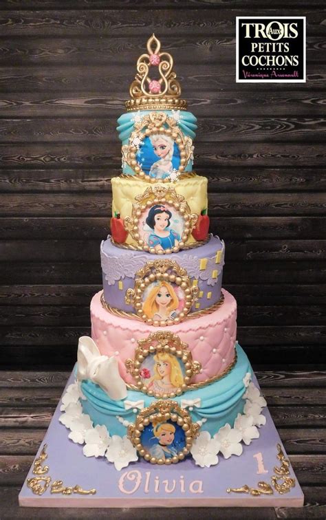 Disney Princess Birthday Cakes Princess Birthday Party Decorations