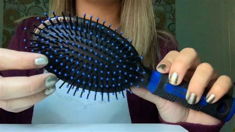 Asmr Hairbrush Sounds And Tapping Youtube
