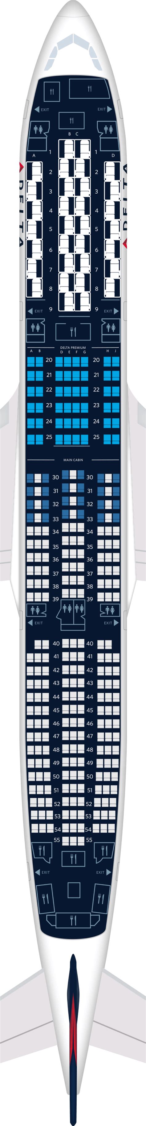 Airbus A350 1000 Delta Seat Map Image To U