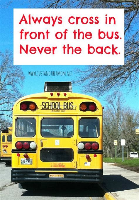 School Bus Safety Tips For Kids School Bus Safety Bus Safety School Bus