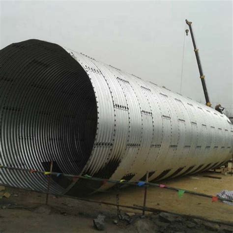China Galvanized Welded Corrugated Steel Culvert Pipe