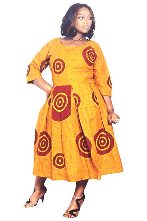 Akola African Print Dress Afrikts