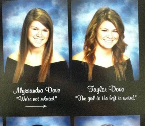 10 Hilarious Twins In Yearbooks Yearbook Senior Quote Twins Oddee