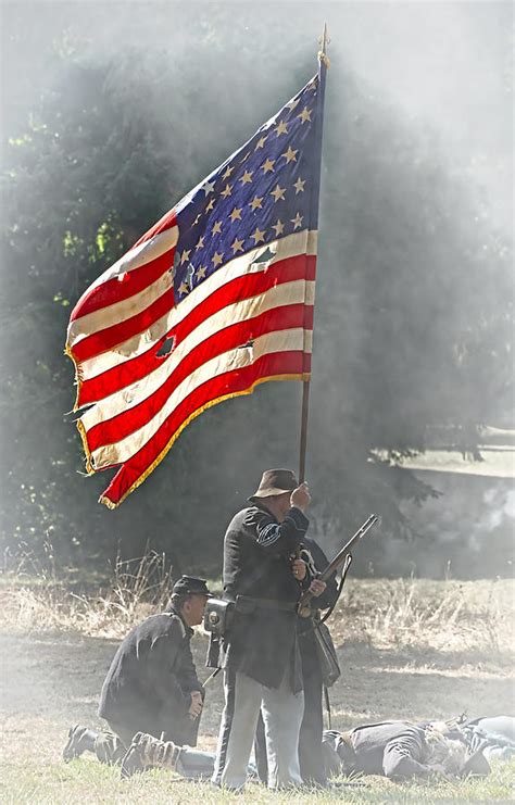 The democratic party was in shambles in 1860. 1860's US Flag Photograph by Jim Boardman