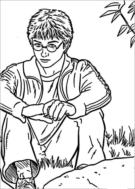 Harry Potter Tegninger til Farvelægning 33 Harry potter coloring