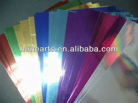Popular Item 80gsm Metallic Paper Sheetsmetallic Color Paperboard A4