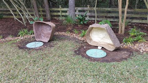 Blue crystal chlorine tablets for aerobic or septic systems. Septic Lid Cover Rocks North Rim & South Rim Shown In ...