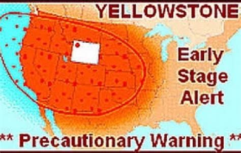 Yellowstone Volcano Eruption Prediction Map London Top Attractions Map