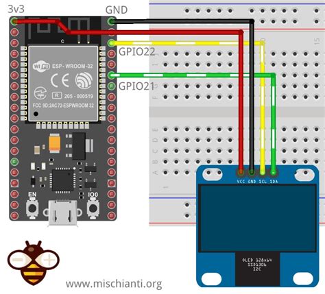 Sdd Oled Display Wiring And Basic Use With Esp Esp And