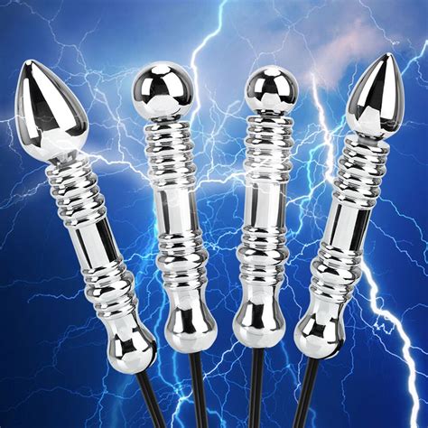 Electric Anal Plug Medical Themed Toys For Adult Game Electro Shock Metal Sex Anal Beads Vagina