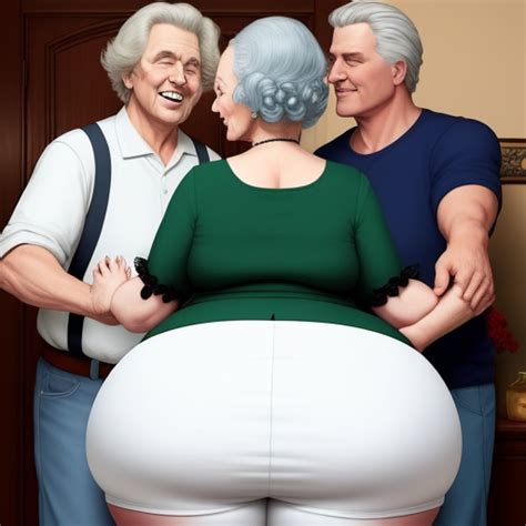 Image To Text Conversion Granny Herself Big Booty Her Husband Touching