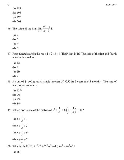 Sat Math Worksheets With Answers Pdf